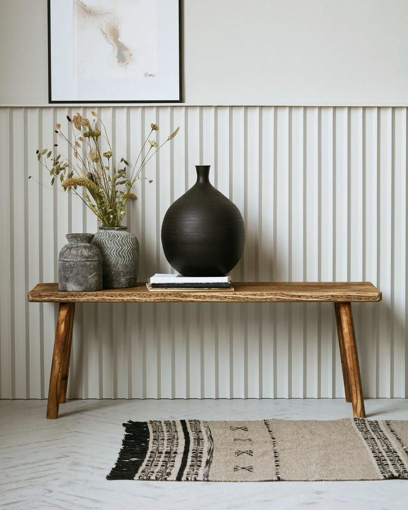 Bench, HDNadi, Natural, length: 120 cm