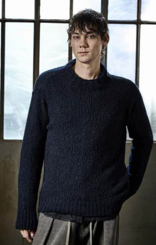 Andrea Ya’aqov Knitted Crewneck Baby Alpaca - Black