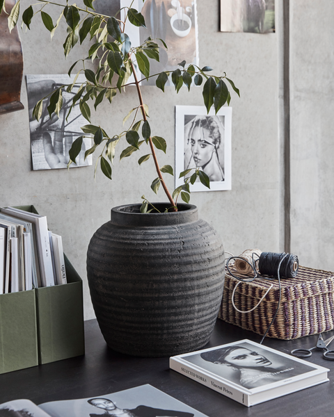 Planter, HDHafa, Grey;Brown