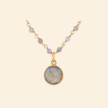Ekadori Zion Stone Necklace Grey, Labradorite