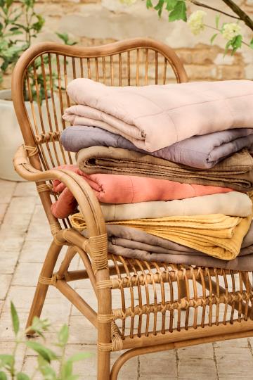 Ib Laursen Vintage quilt harvest yellow