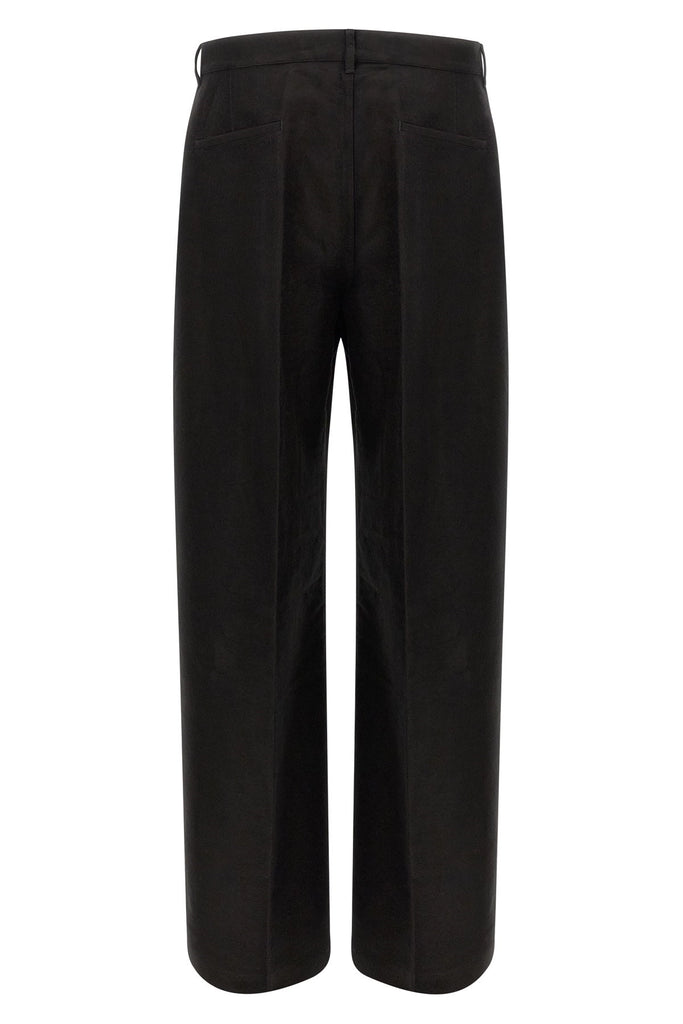 Rick Owens WIDE LEG WOVEN WORK TROUSERS