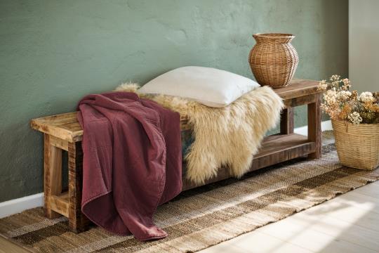 Ib Laursen Vintage quilt dusty plum