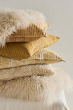 Ib Laursen Cushion cover ochre green 50x50