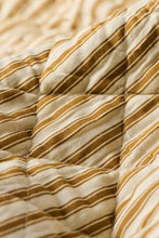 Ib Laursen Quilt sand w/ochre  stripes
