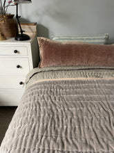 Maitri : Stonewashed Velvet Cushion  - Clay (30x90)