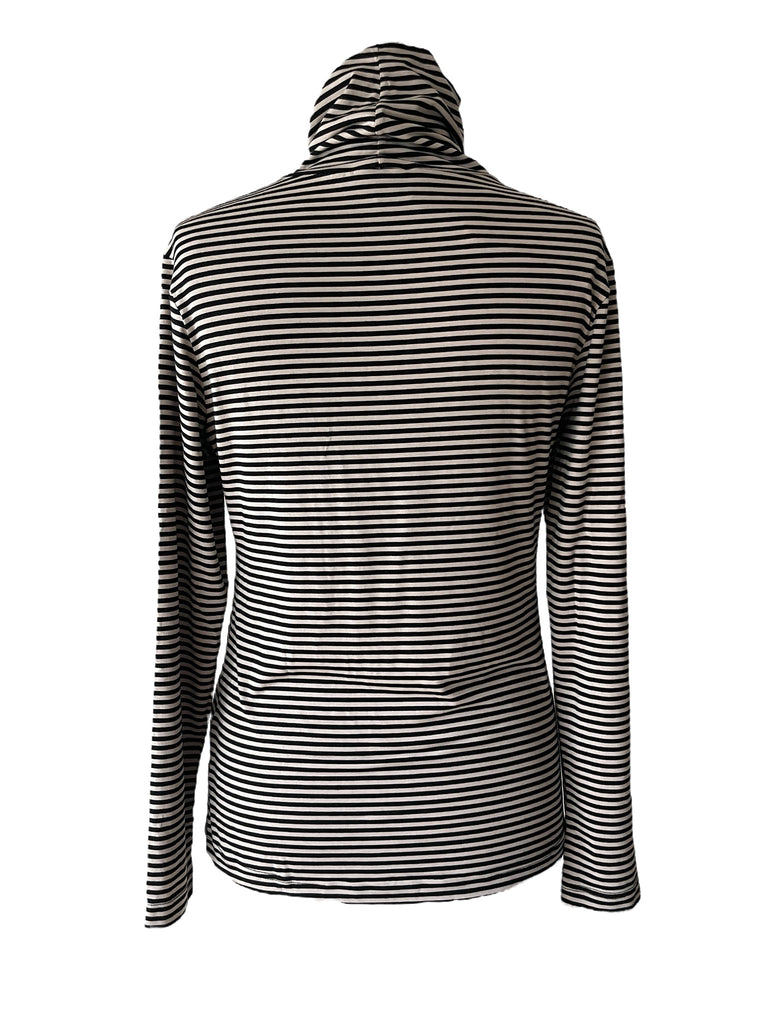 MAMA B AW24 Baobab MR t-shirt - Nero Stripe