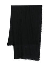 Rick Owens FW26 Rick Owens  KNITTED PASHMINA FRAYED SCARF