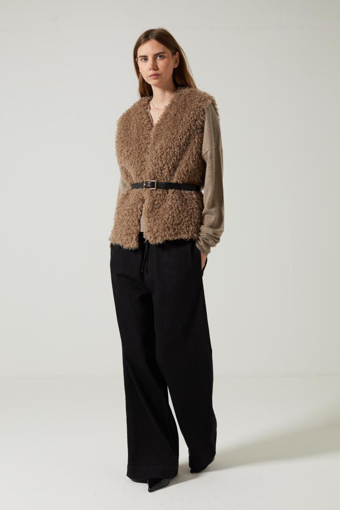 Vera Vest - Taupe