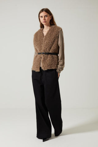 Vera Vest - Taupe