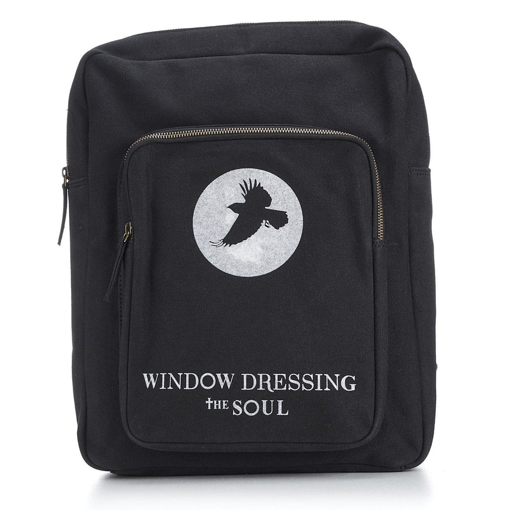 WDTS Backpack- Black Canvas - crow backpack