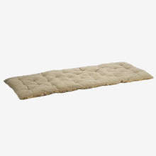 Madam Stoltz Suzani embroidered mattress  Ivory, dusty blue, khaki, greige