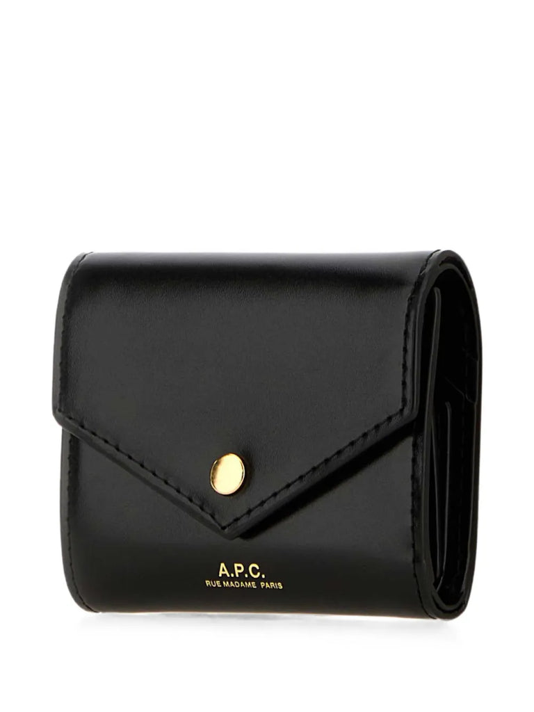 A.P.C. Bags -  PORTE-MONNAIE ENVELOPE LEATHER WALLET