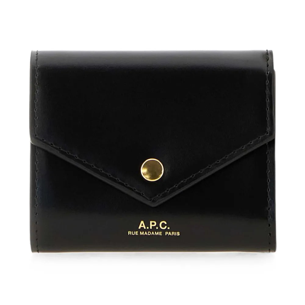 A.P.C. Bags -  PORTE-MONNAIE ENVELOPE LEATHER WALLET
