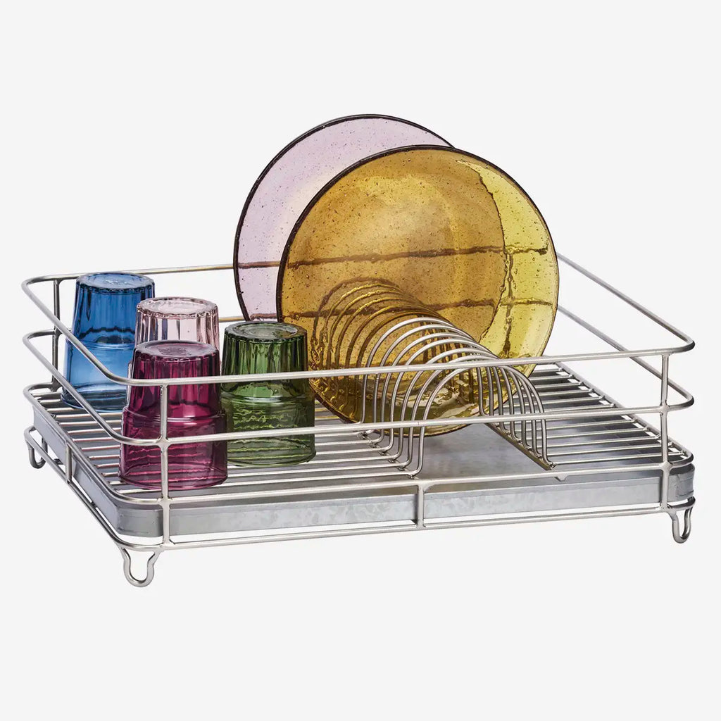 Madam Stoltz iron dish rack steel, zinc