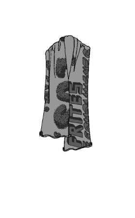 Rundholz 3897716 knitted scarf jungle jacquard