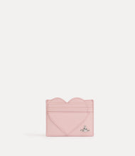 Vivienne Westwood pink heart card holder