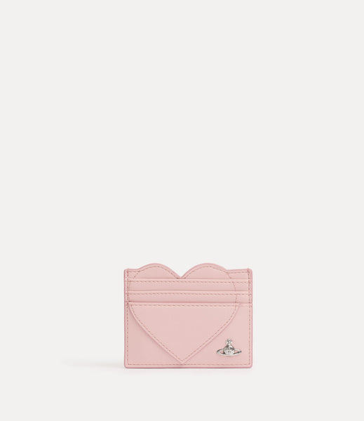 Vivienne Westwood pink heart card holder