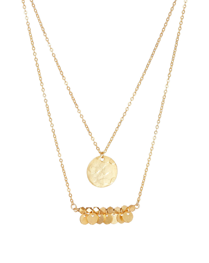 Gold Greek Island Necklace