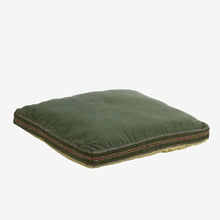 Madam Stolz COTTON SEATING MAT Dusty green