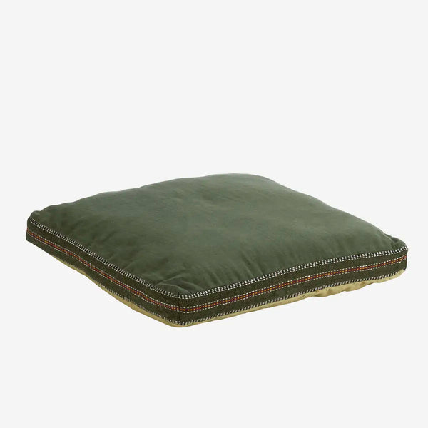 Madam Stolz COTTON SEATING MAT Dusty green