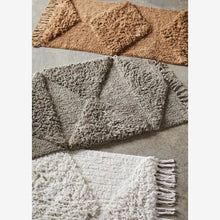 Madam Stoltz Tufted Bathroom Mat / Rug Taupe