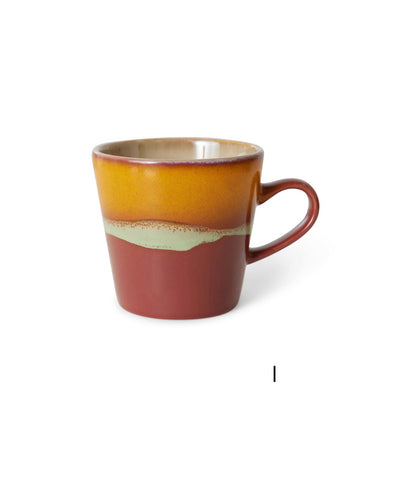 HKliving 70s ceramics: americano mug, clay