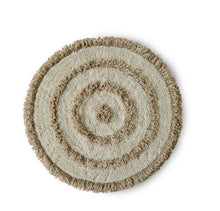 Round Cream Bath Mat (Ø80CM)