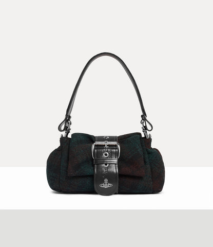 Vivienne Westwood Hazel Treasure Handbag Harris Tweed - Dark Check