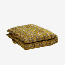 Madam Stoltz Printed cotton mattress Curry 60x100cm