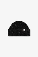 AW26 Norse Projects Donegal Wool Rib Beanie, Charcoal Melange