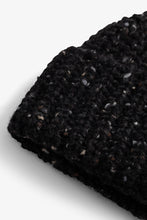 AW26 Norse Projects Donegal Wool Rib Beanie, Charcoal Melange