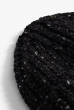 AW26 Norse Projects Donegal Wool Rib Beanie, Charcoal Melange