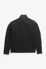 AW26 Norse Projects Teno Cotton Hemp Military Rib Zip Cardigan, Black
