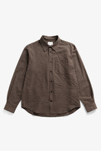 AW26 Norse Projects Kongshoved Check Relaxed Shirt, Delicioso Brown
