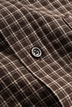 AW26 Norse Projects Kongshoved Check Relaxed Shirt, Delicioso Brown