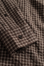 AW26 Norse Projects Kongshoved Check Relaxed Shirt, Delicioso Brown