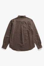 AW26 Norse Projects Kongshoved Check Relaxed Shirt, Delicioso Brown