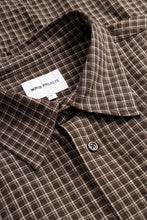 AW26 Norse Projects Kongshoved Check Relaxed Shirt, Delicioso Brown