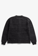 AW26 Norse Projects Gullverket Cotton Wool Rib Cardigan, Dark Grey Melange