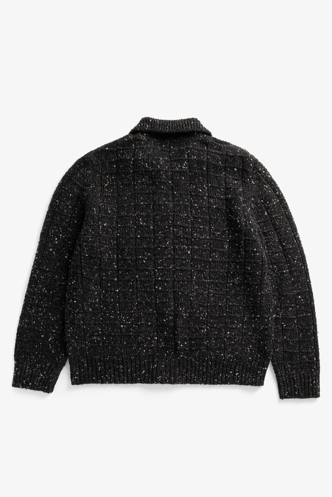 AW26 Norse Projects Aldrup Donegal Square Jacket, Charcoal Melange