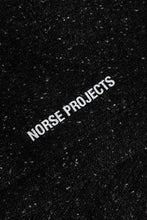 AW26 Norse Projects Bykle Neps Wool Rib Sock, Charcoal Melange