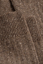 AW26 Norse Projects Bykle Neps Wool Rib Sock, Walnut