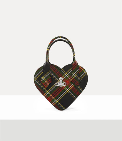 Vivienne Westwood Josephine Heart Crossbody Chelsea Tartan