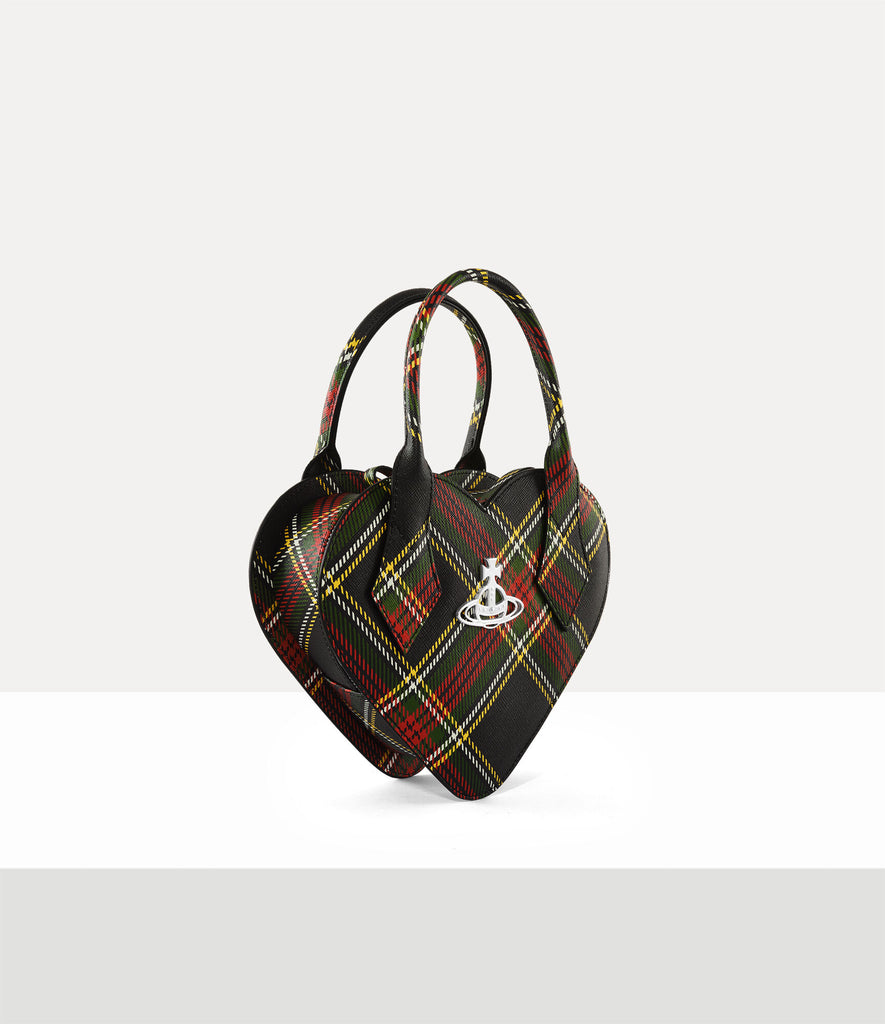 Vivienne Westwood Josephine Heart Crossbody Chelsea Tartan