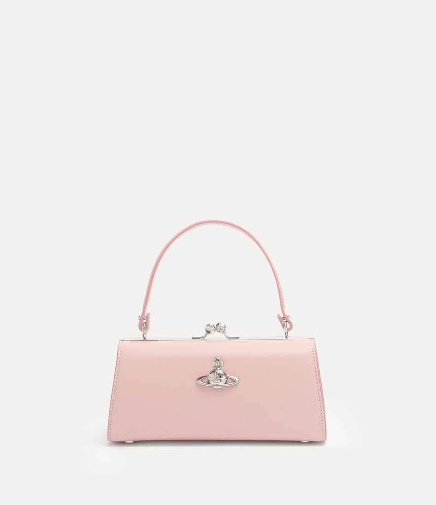 Vivienne Westwood pink doll XL frame purse