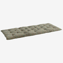 Madam Stoltz Printed Cotton Mattress - Dusty Green, aqua, honey, rose