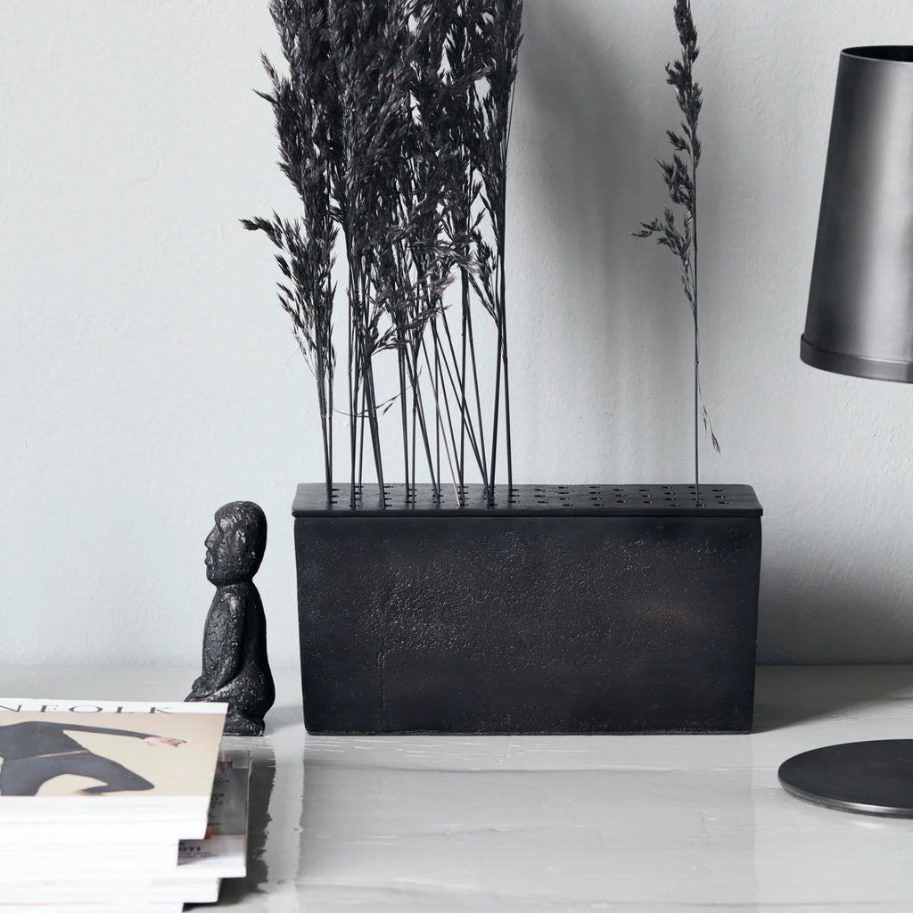 Vase, HDFlow, Browned brass