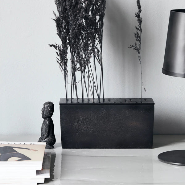 Vase, HDFlow, Browned brass