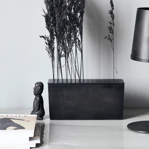 Vase, HDFlow, Browned brass